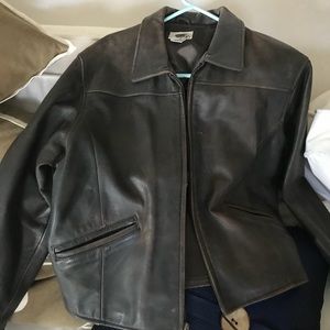 Nordstrom brand BP leather bomber